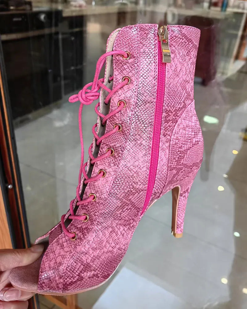 Bottines à talons aiguilles pour femmes