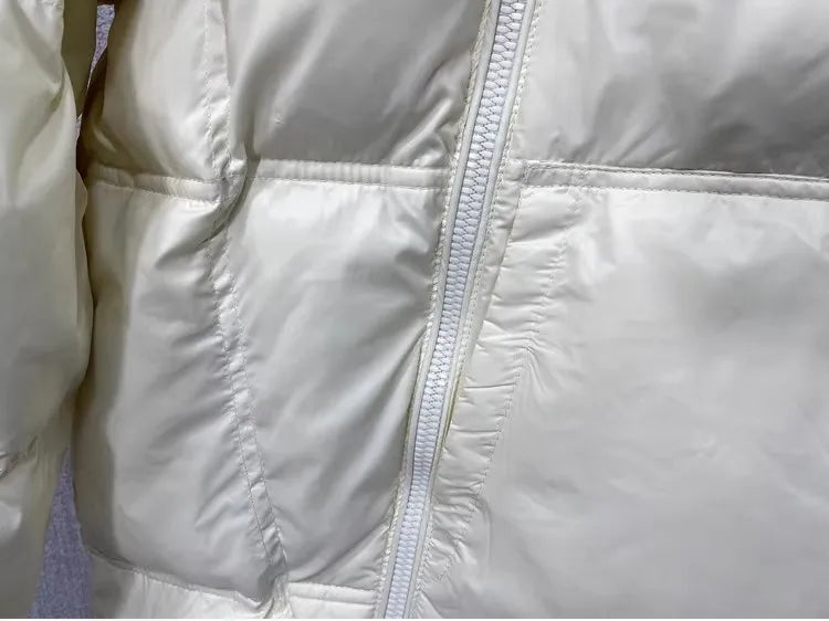 Doudoune d'hiver à capuche pour femme