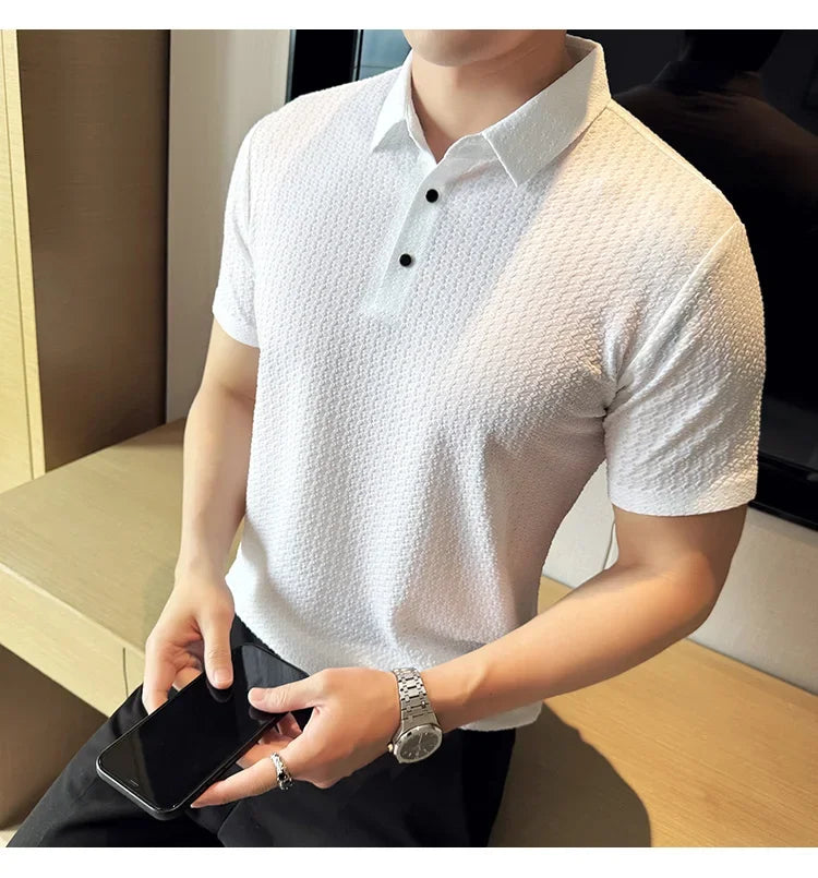 Polo haute élasticité pour hommes