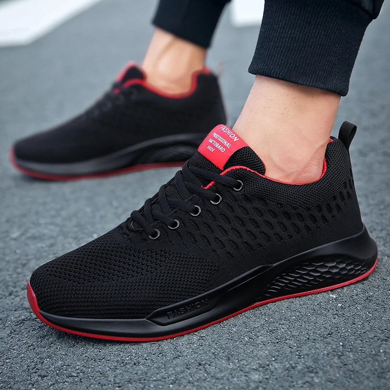 Chaussures de course avec maille coulissante pour hommes