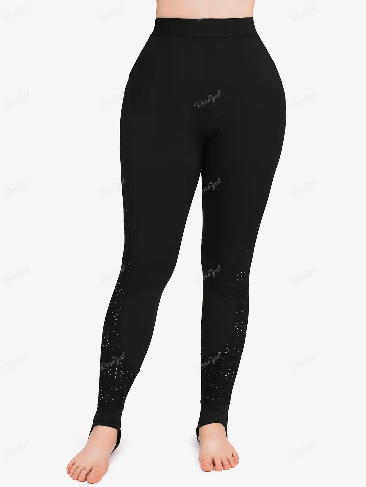 Leggings taille plus avec poches pour femmes