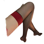 Bas d'été transparents au-dessus du genou pour femmes