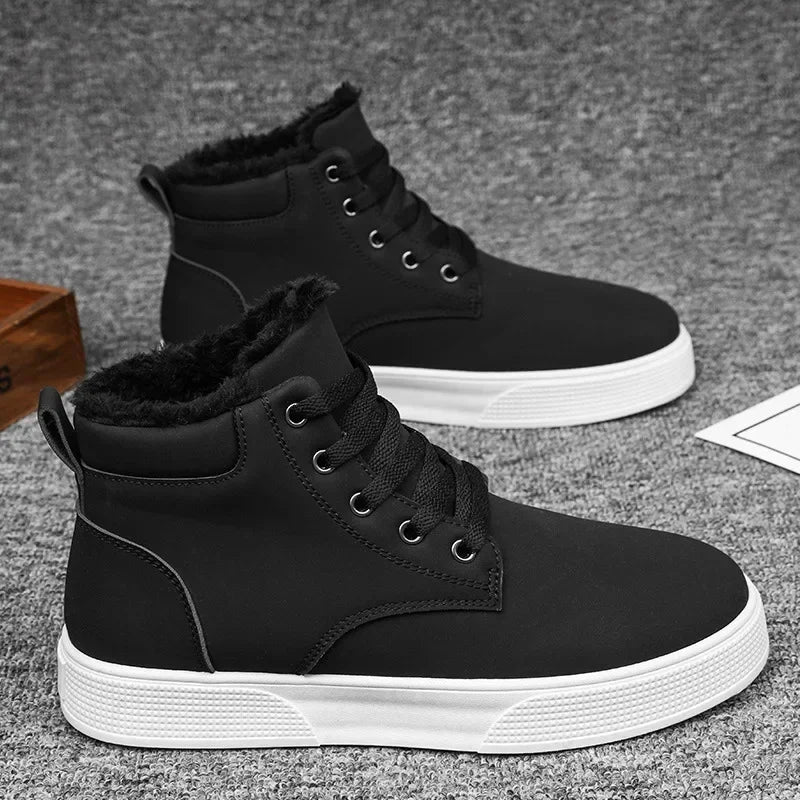 Bottes en denim pour hommes