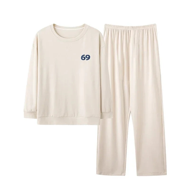 Ensemble pyjamas grande taille en coton pour hommes