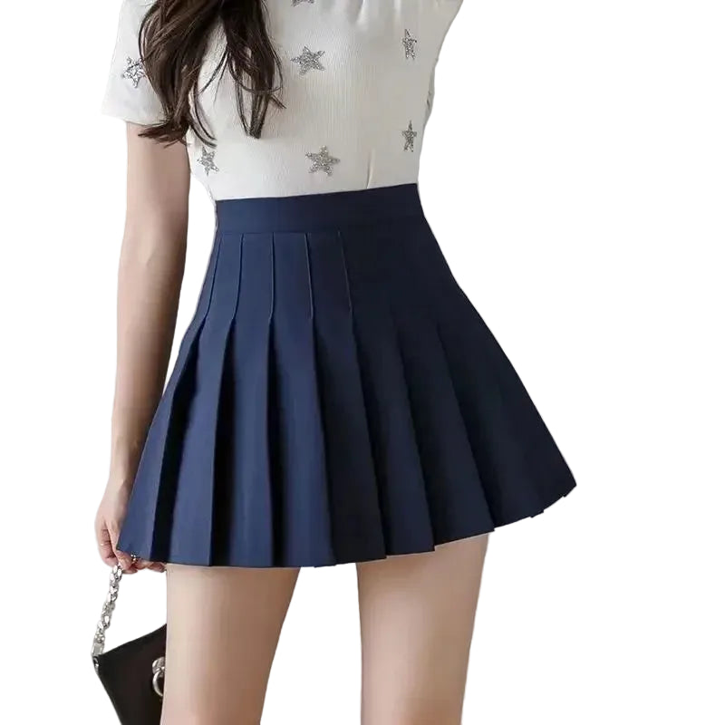 Jupe trapèze taille haute amincissante pour femmes