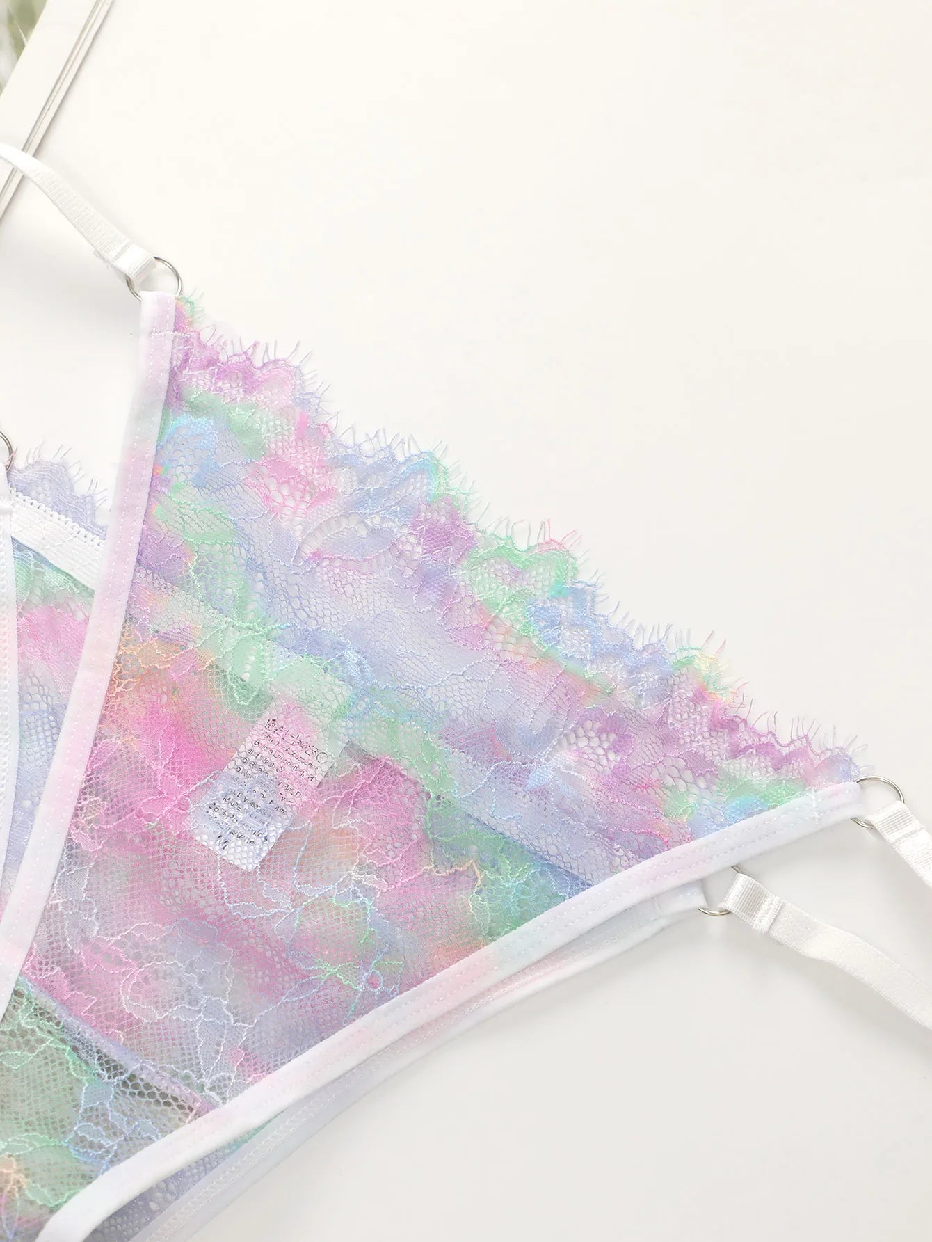 Ensemble  soutien-gorge et string en dentelle pour femmes