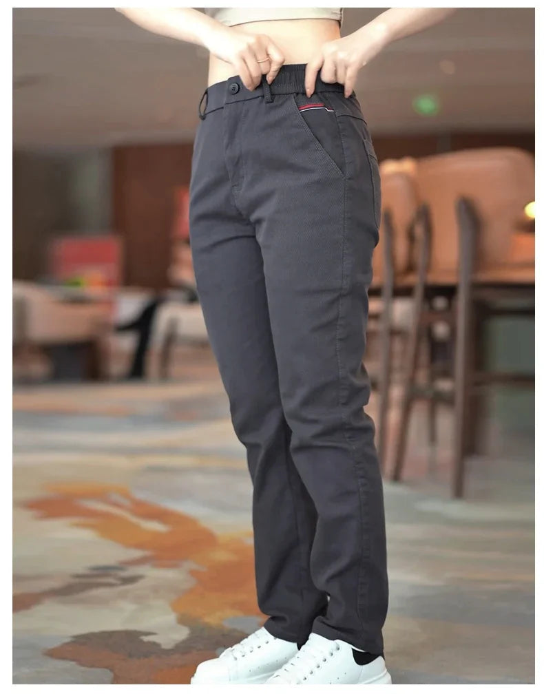 Pantalon décontracté confortable et moulant pour hommes