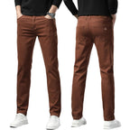 Jean skinny extensible décontracté pour hommes