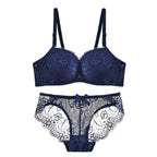 Soutien-gorge push-up en dentelle sexy sans fil pour femmes