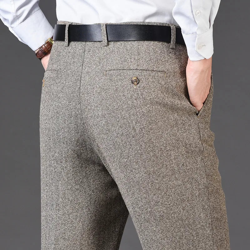 Pantalon de costume en cachemire pour hommes