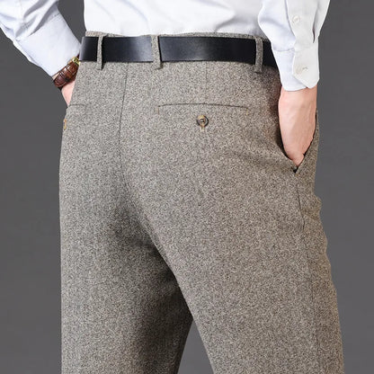 Pantalon de costume en cachemire pour hommes
