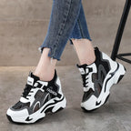 Basket respirant maille à lacets pour femme