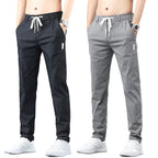 Pantalon d'été classique en coton pour hommes