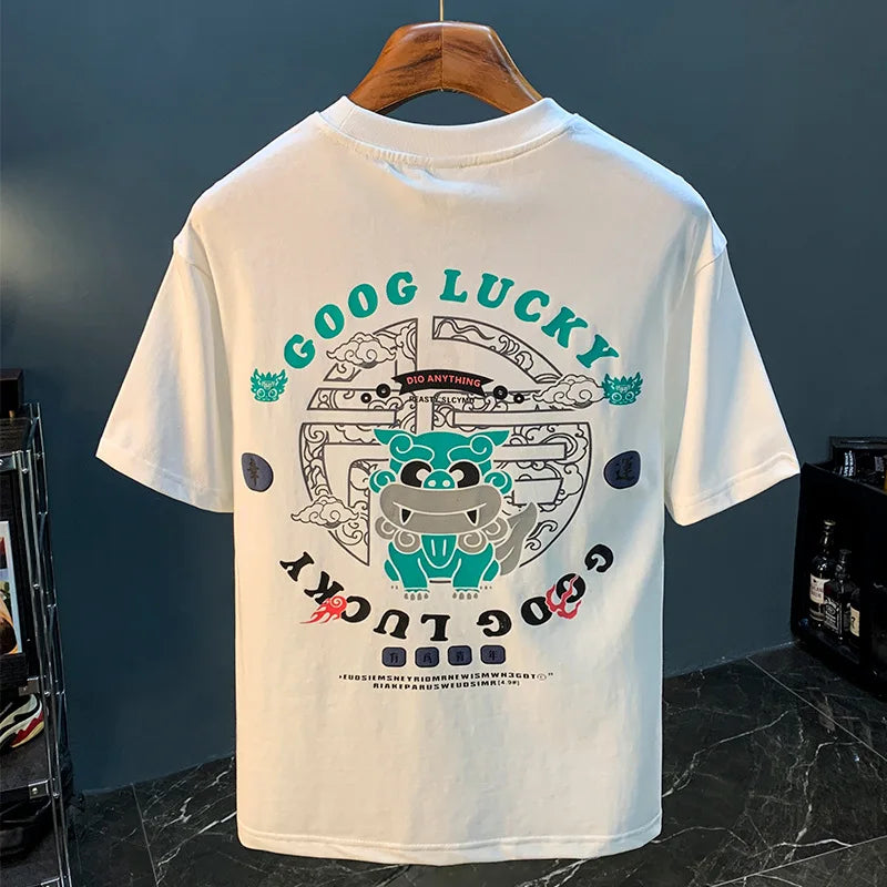 T-shirt à manches courtes et col rond pour homme