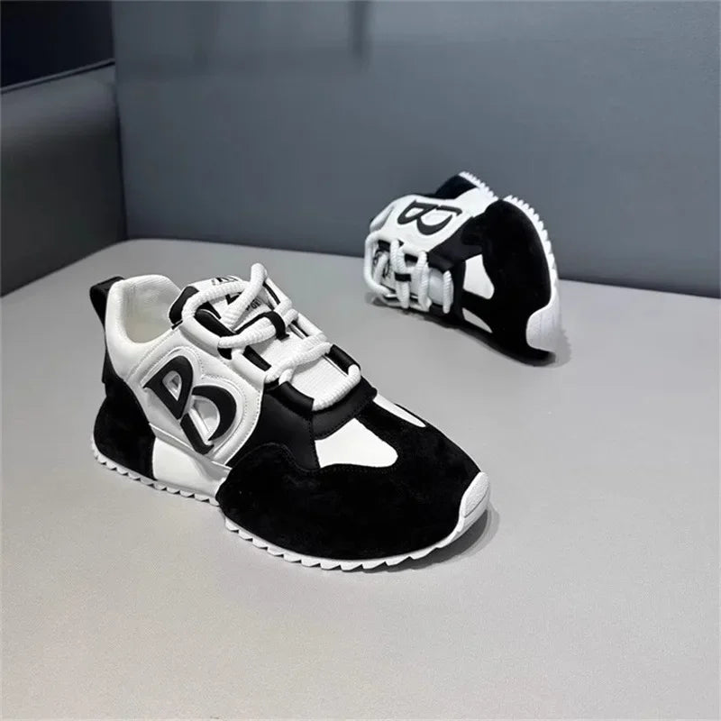 Baskets à lacets épaisses personnalisées pour hommes