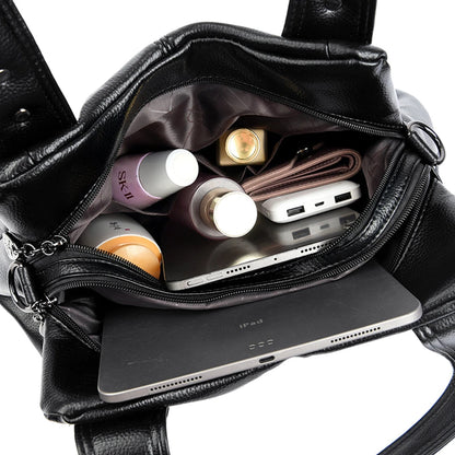 Sac en cuir PU de haute qualité grande capacité pour femmes