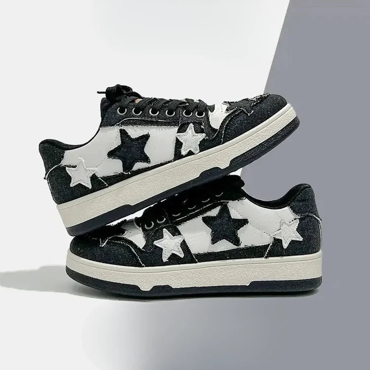 Baskets décontractées à plateforme pour femme