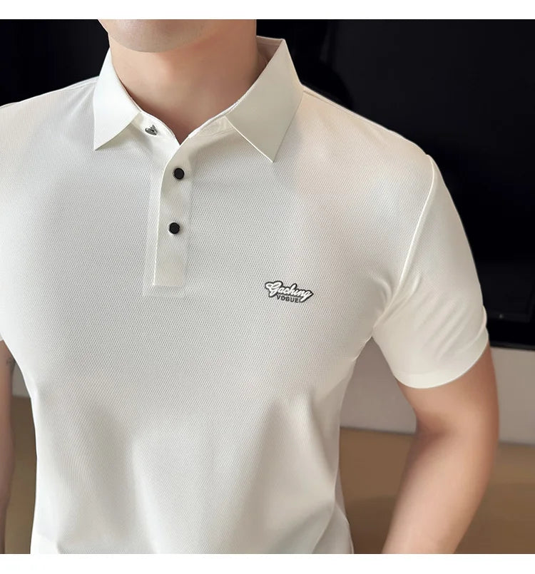 Polo à manches courtes pour hommes