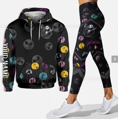 Ensemble sweat à capuche et Leggings Disney Cauchemar avant Noël Sally pour femme