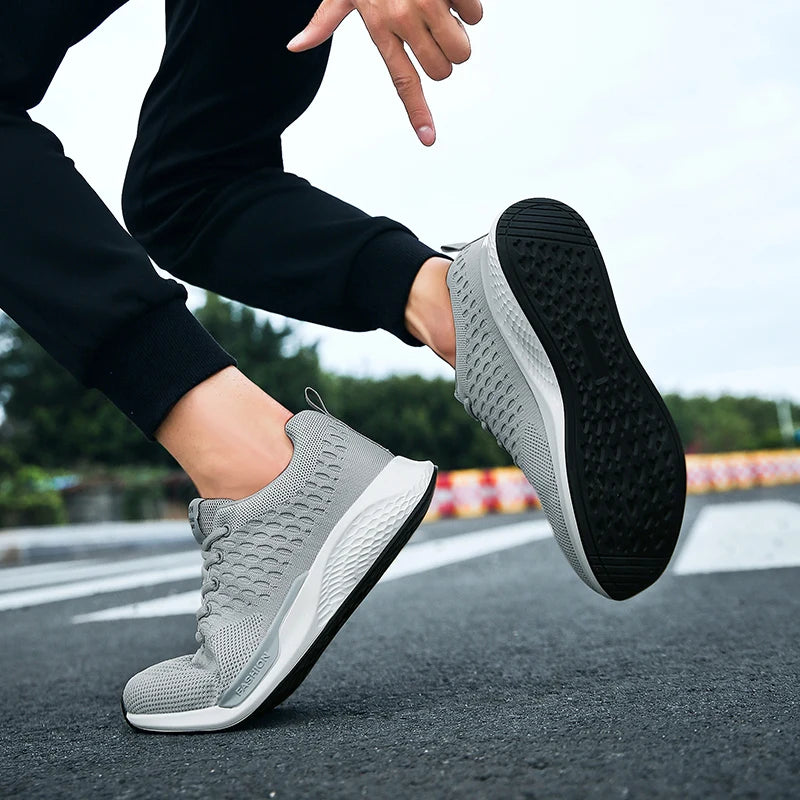 Chaussures de course avec maille coulissante pour hommes