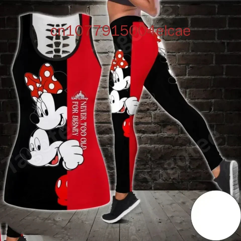 Ensemble débardeur et Leggings Disney Minnie Mous pour femmes