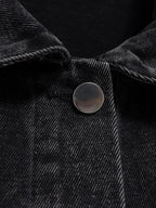 Veste courte en jean pour femme