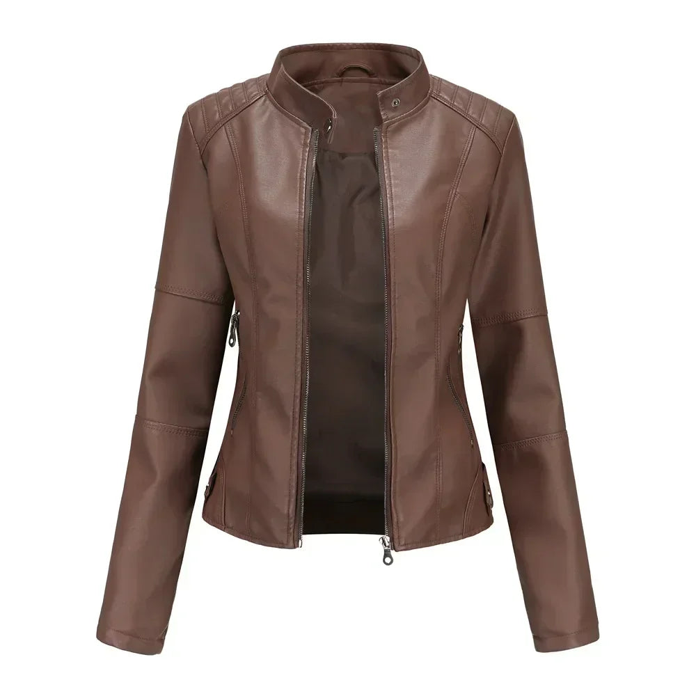 Veste en Faux cuir pour femme