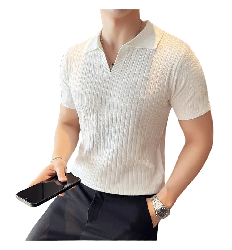 Polo rayé pour hommes