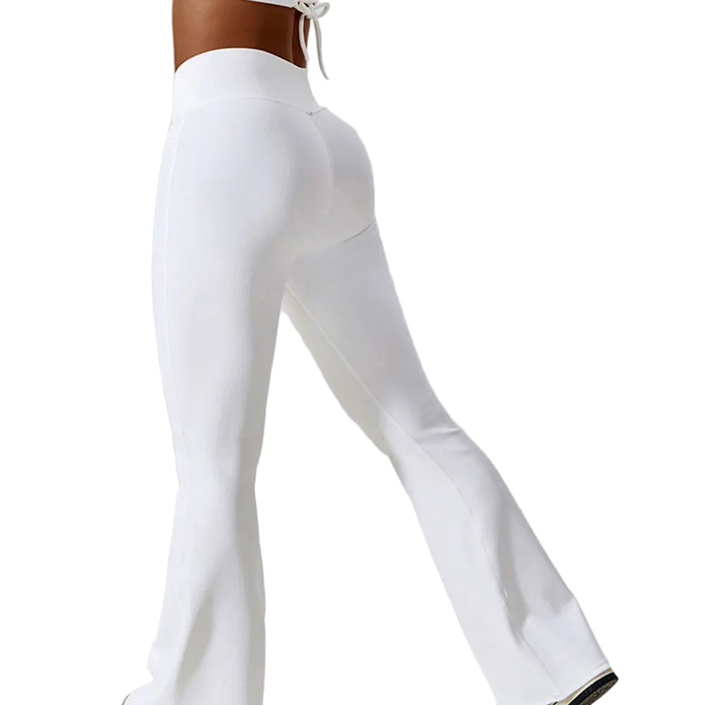 Pantalon de Yoga taille croisée pour femmes