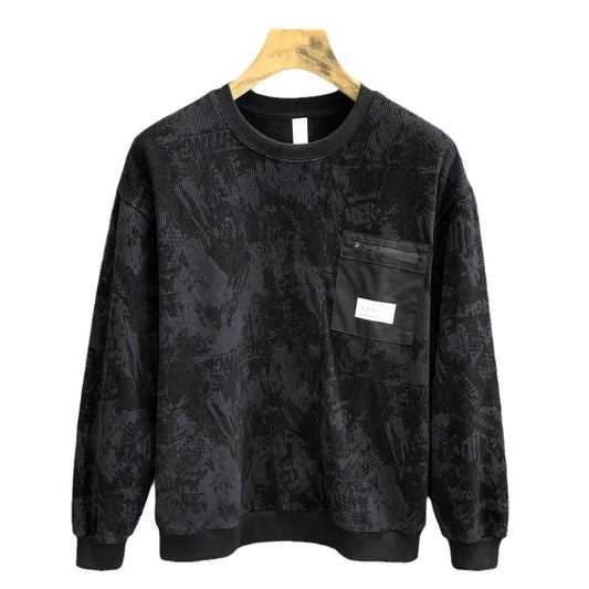 Sweat-shirt à col rond de Style américain pour hommes