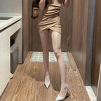 Bas élastiques taille haute pour femmes