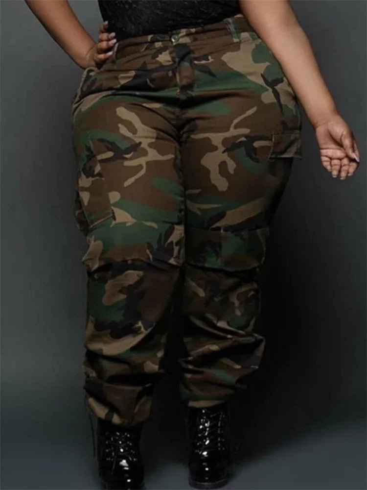 Pantalons de camouflage décontractés pour femmes
