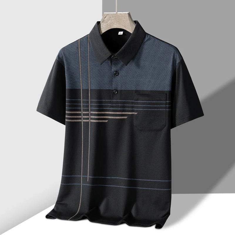 Polo de golf d'été pour hommes