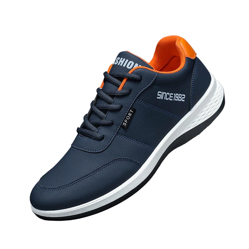 Chaussures de sport légères et décontractées en cuir artificiel pour hommes