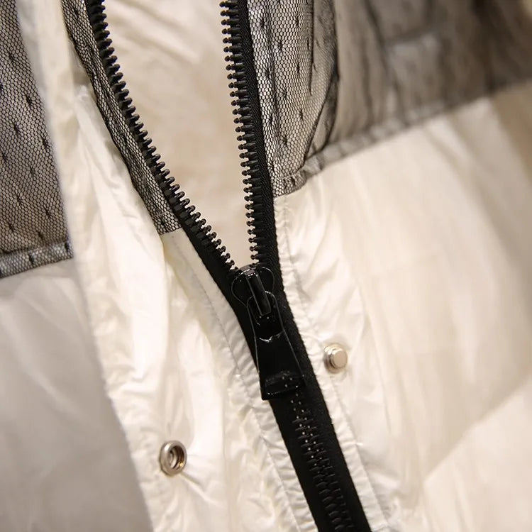 Doudoune d'hiver décontractée à manches longues pour femme