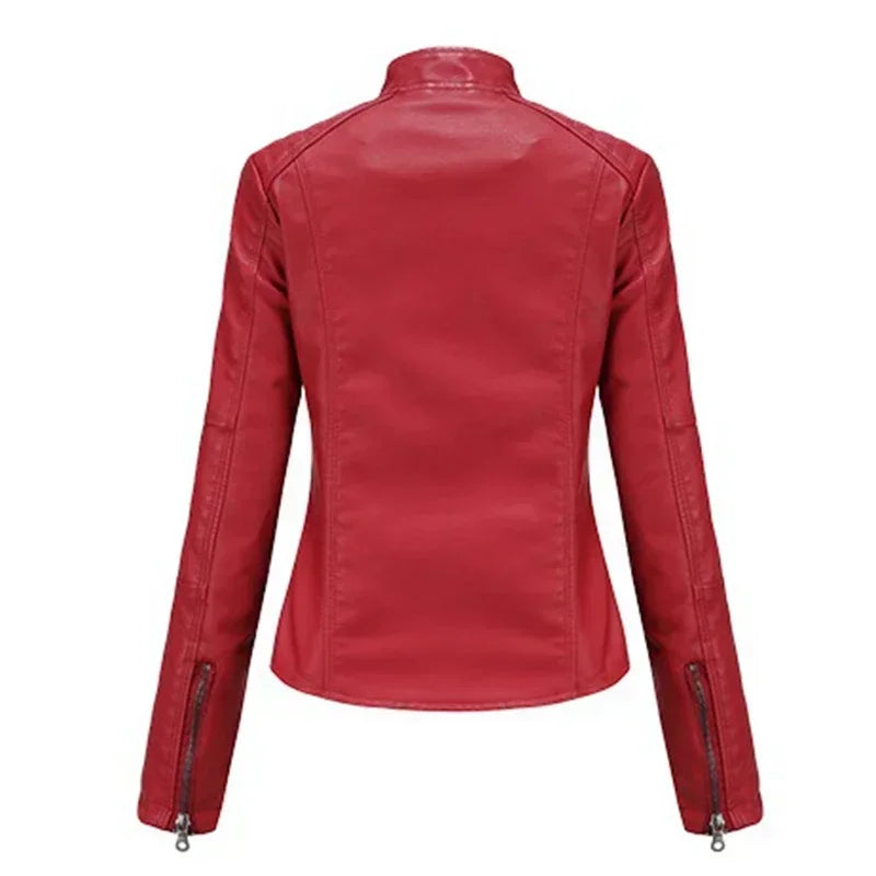 Veste en Faux cuir pour femme