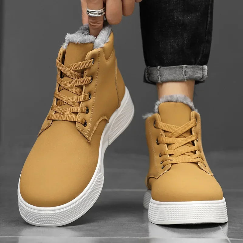 Bottes en denim pour hommes