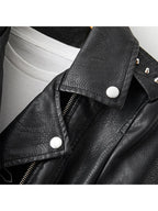 este courte en faux cuir Pu pour femmes