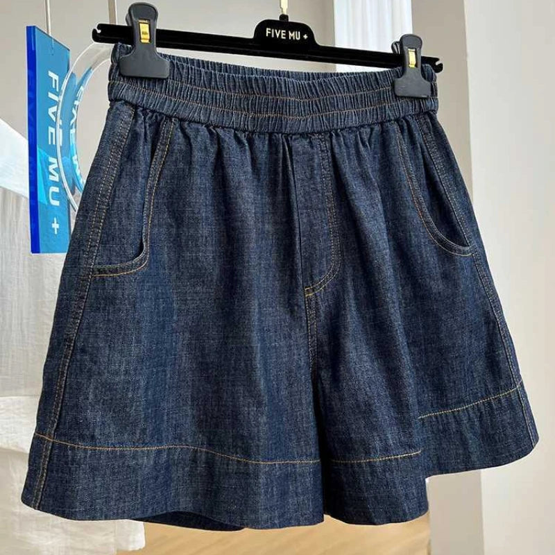 Short à cordon de serrage pour femme