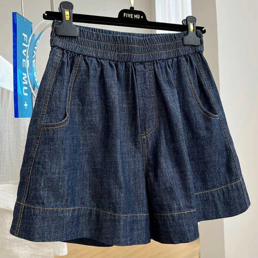 Short à cordon de serrage pour femme