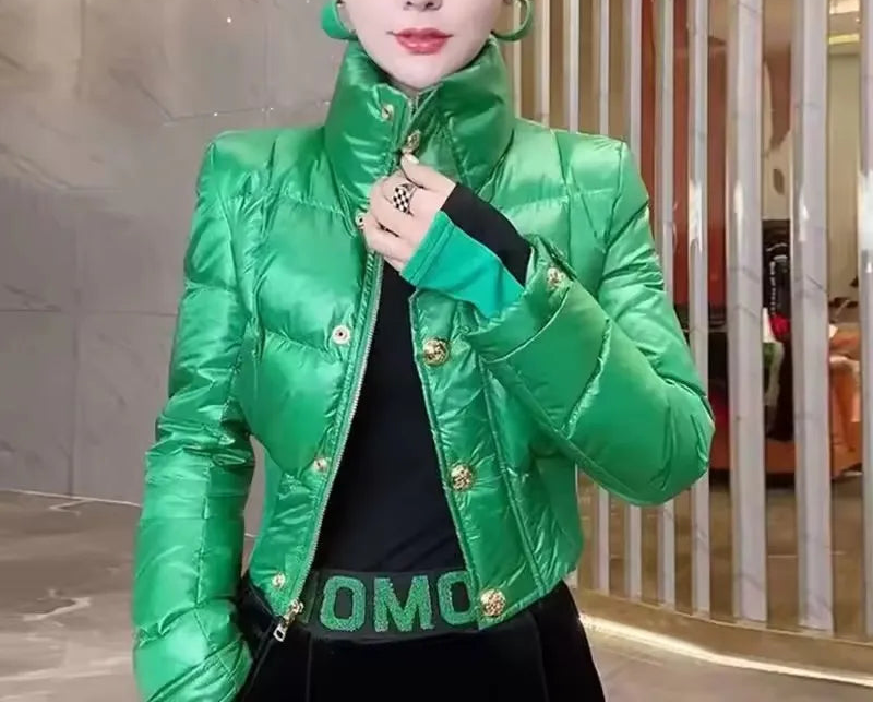 Doudoune coréenne en coton pour femme