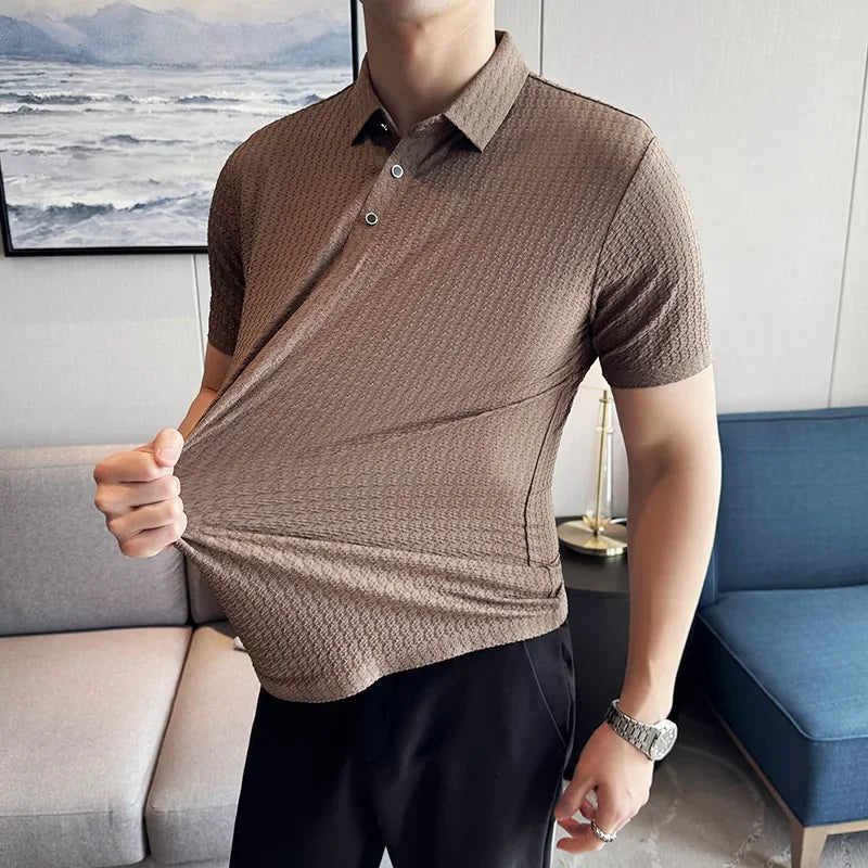 Polo haute élasticité pour hommes