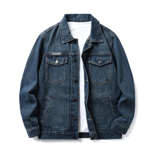 Veste en jean rétro américaine pour hommes