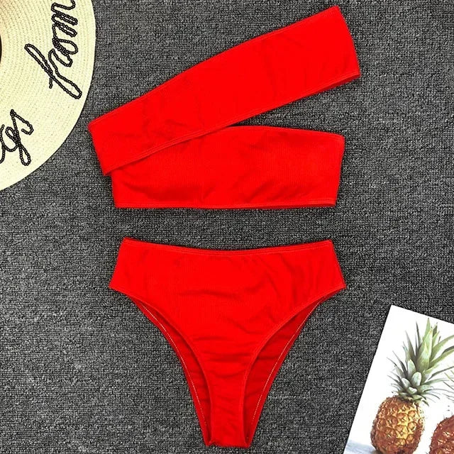 Maillot De Bain une pièce pour femmes  Taille Haute