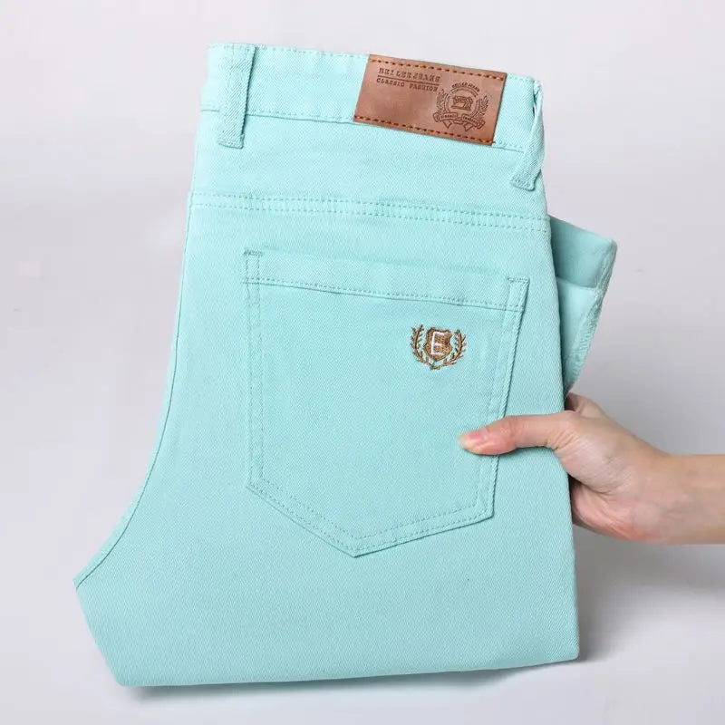 Pantalons décontractés jambe droite pour hommes