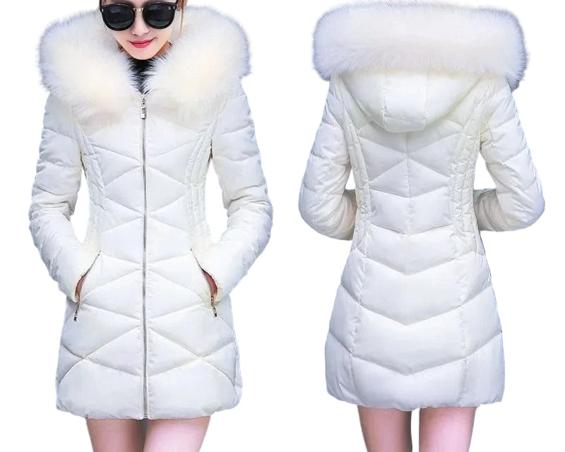 Manteau long et fine en coton pour femme