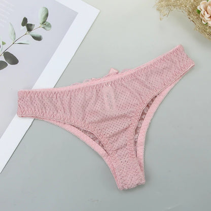 Culottes en coton 3 pièces taille basse pour femmes