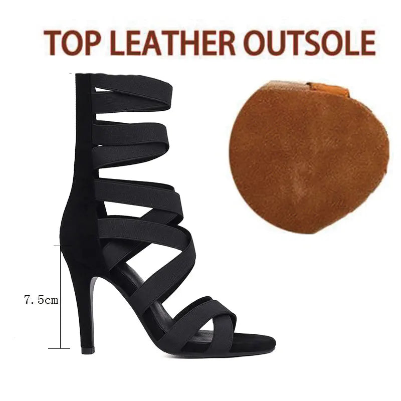 Bottines en maille pour femmes