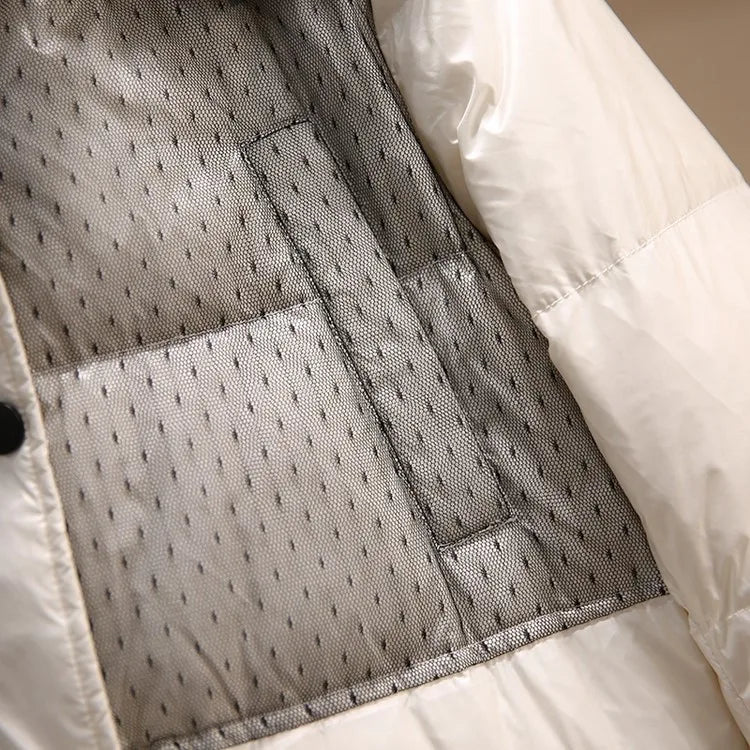 Doudoune d'hiver décontractée à manches longues pour femme