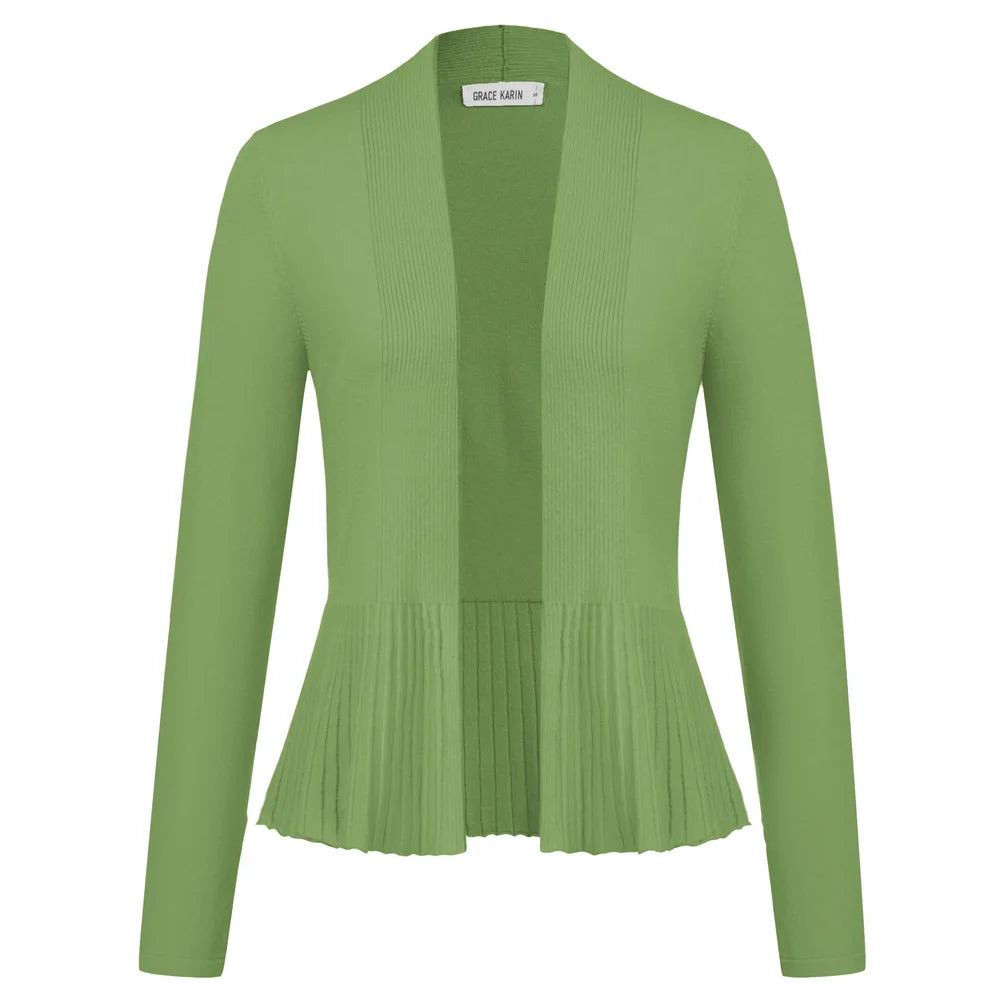 Manteau trapèze décontracté à manches longues pour femmes